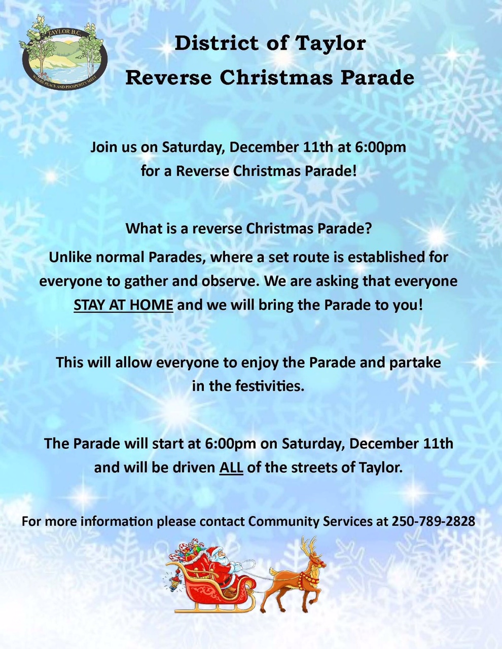 Reverse Christmas Parade | Taylor