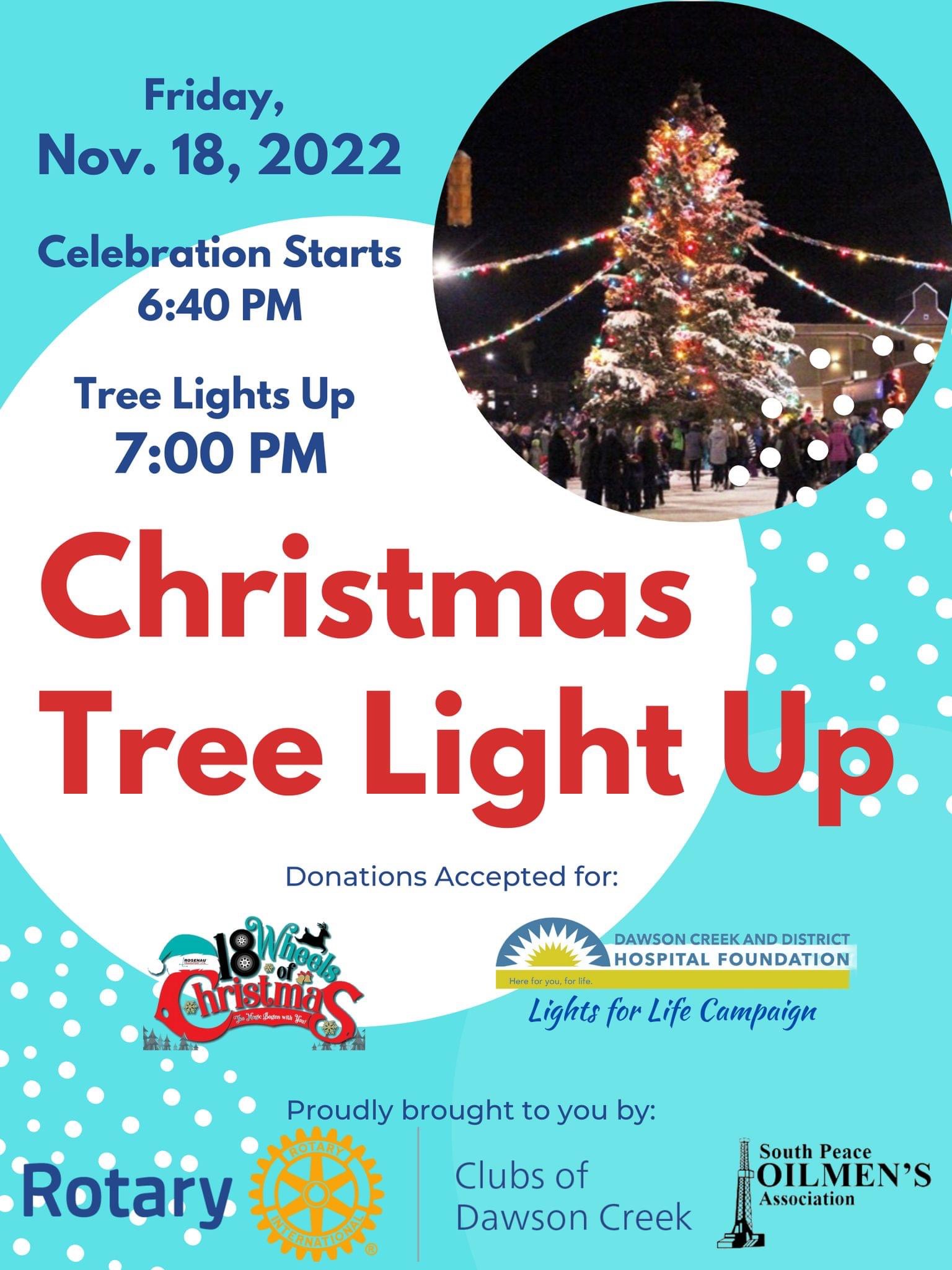Dawson Creek Annual Christmas Tree Light Up